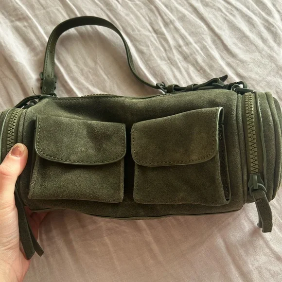 Zara Olive Green Mini Bag - Picture 8 of 8